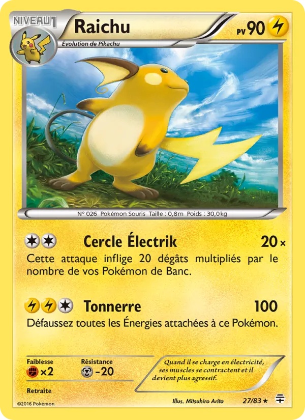 Raichu 27/83 - Générations - Pokémon JCC