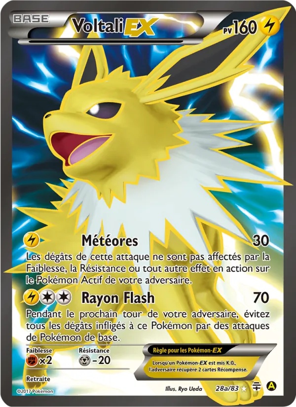 Voltali-EX 28a/83 - Générations - Pokémon JCC