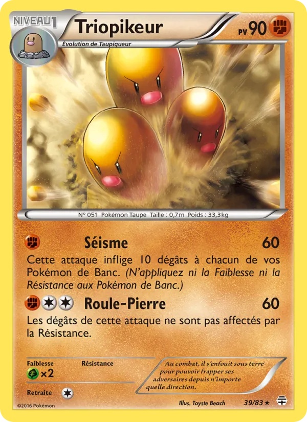 Triopikeur 39/83 - Générations - Pokémon JCC