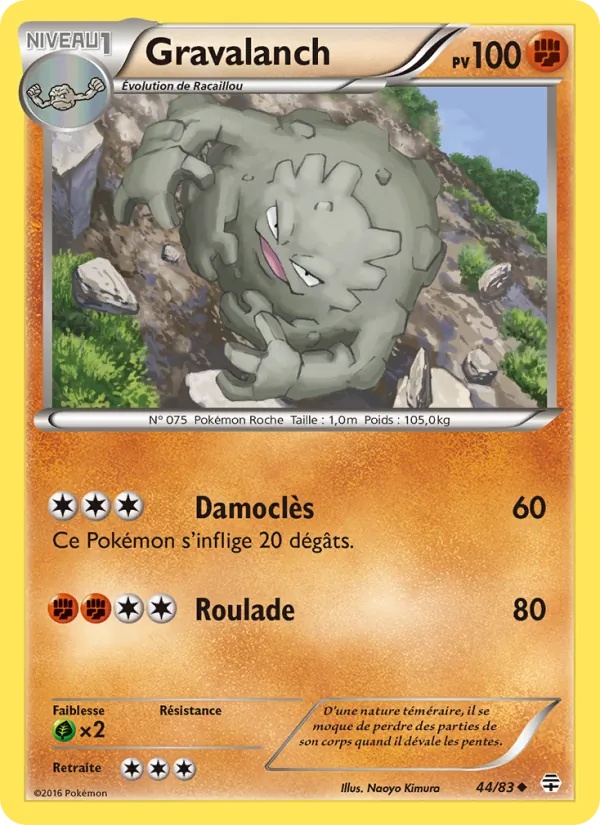 Gravalanch 44/83 - Générations - Pokémon JCC