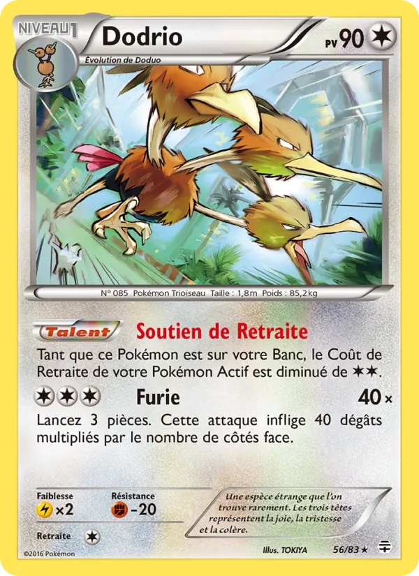 Dodrio 56/83 - Générations - Pokémon JCC