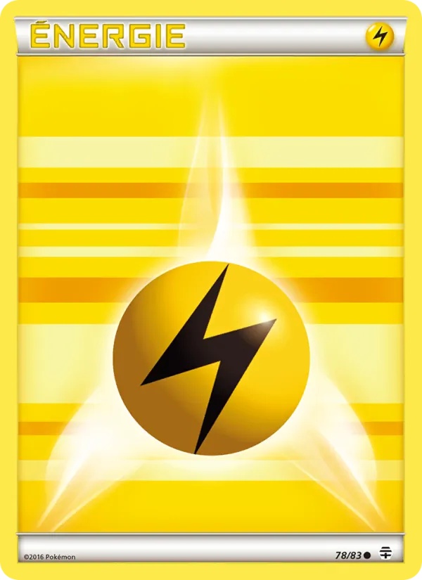 Énergie Lightning de base 78/83 - Générations - Pokémon JCC