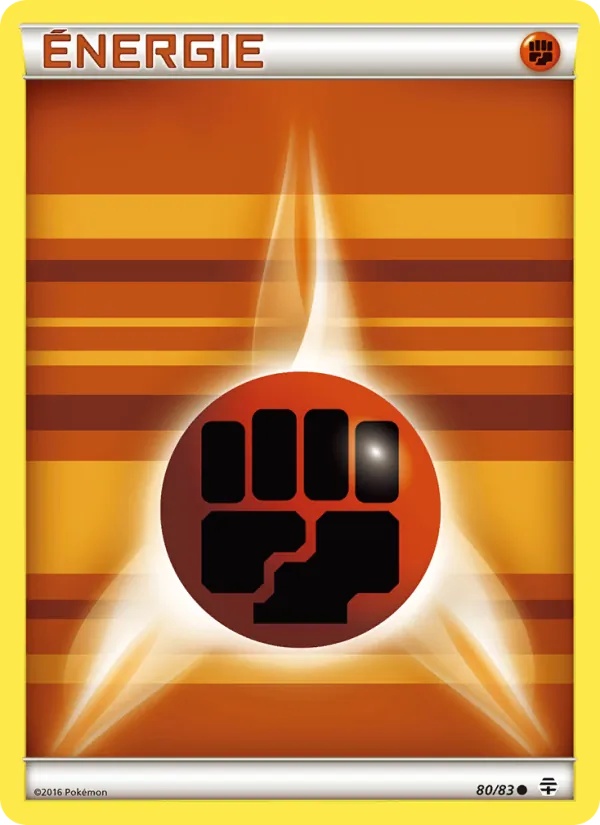 Énergie Fighting de base 80/83 - Générations - Pokémon JCC