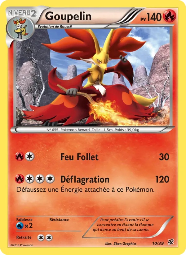 Goupelin 10/39 - Bienvenue à Kalos - Pokémon JCC