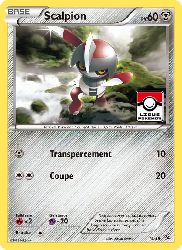 Scalpion 19/39 - Bienvenue à Kalos - Pokémon JCC