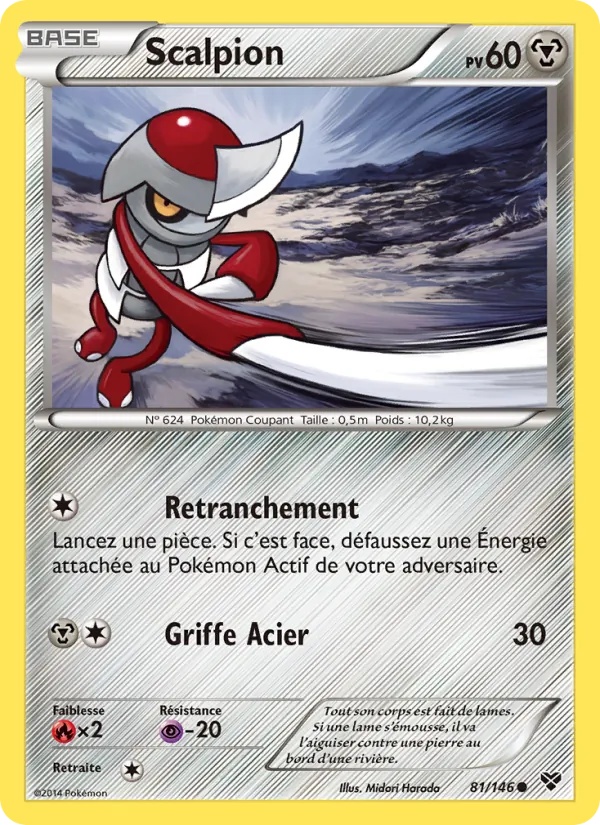 Scalpion 81/146 - XY - Pokémon JCC