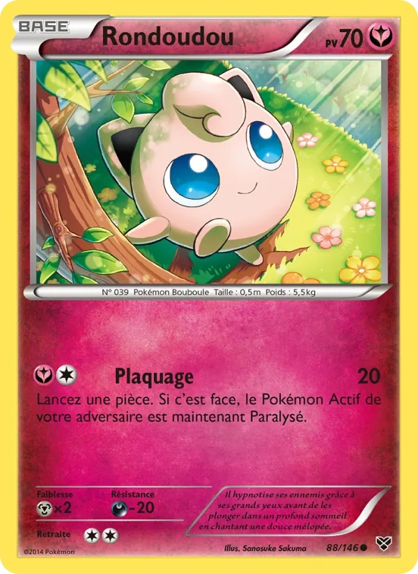 Rondoudou 88/146 - XY - Pokémon JCC