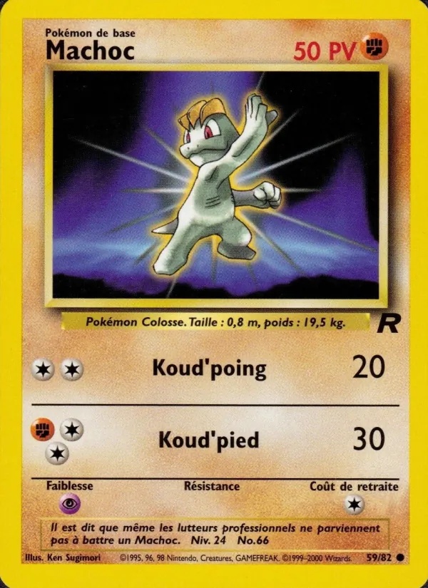 Machoc 59/82 - Team Rocket - Pokémon JCC