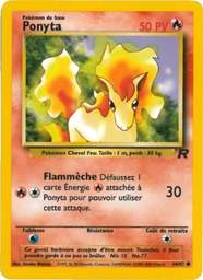 Ponyta 64/82 - Team Rocket - Pokémon JCC