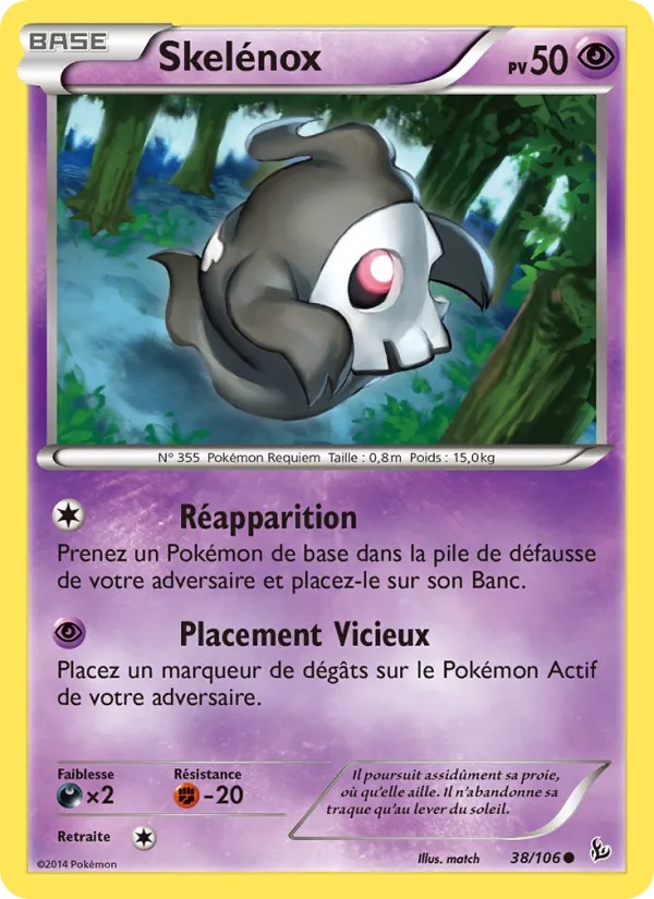 Skelénox 38/106 - Étincelles - Pokémon JCC