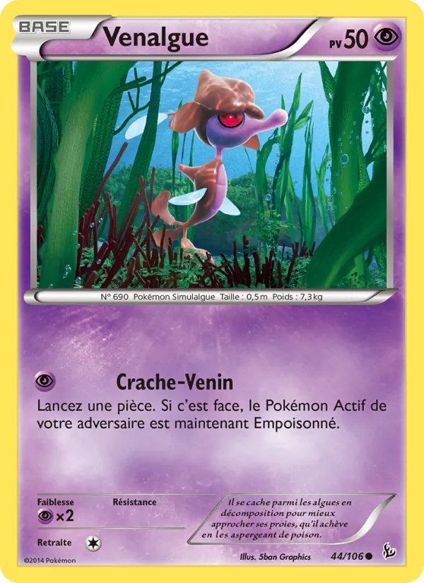 Venalgue 44/106 - Étincelles - Pokémon JCC