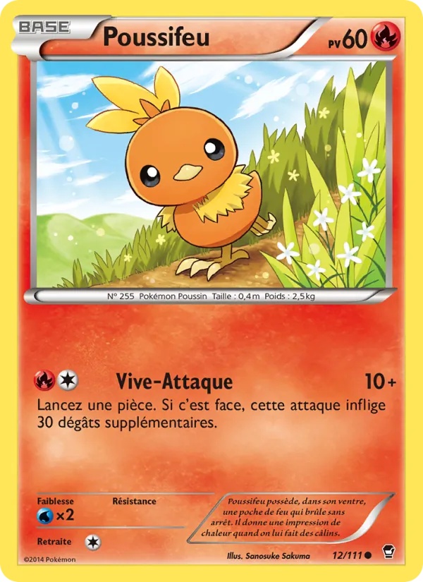 Poussifeu 12/111 - Poings Furieux - Pokémon JCC