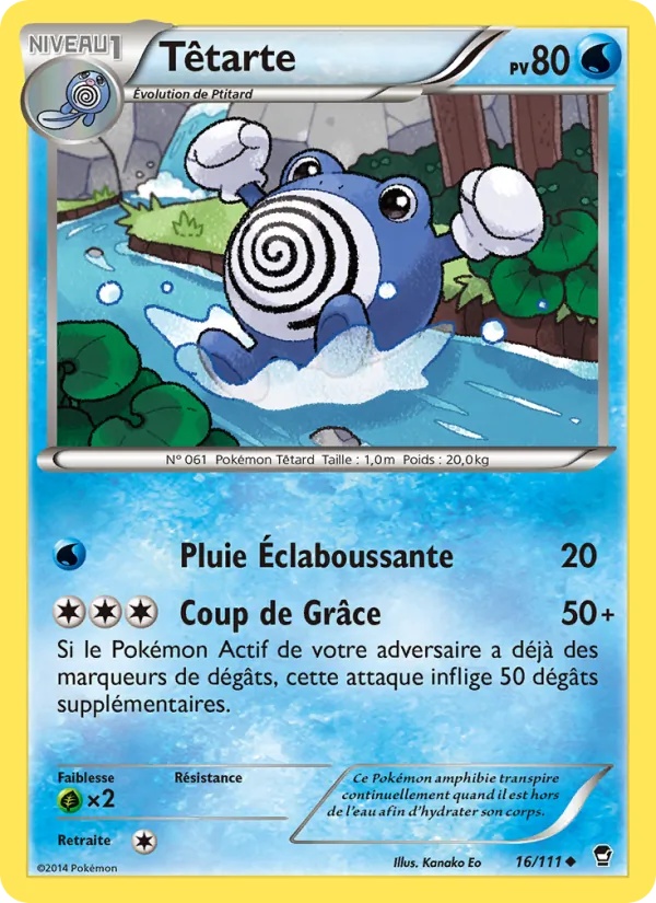 Têtarte 16/111 - Poings Furieux - Pokémon JCC