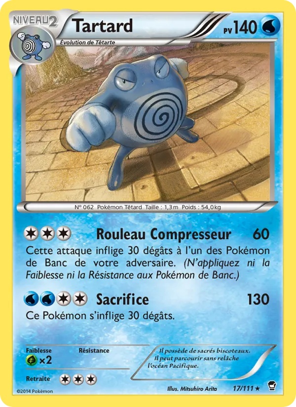 Tartard 17/111 - Poings Furieux - Pokémon JCC