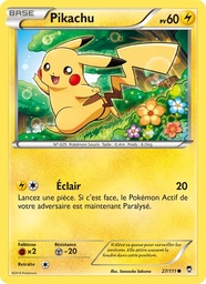 Pikachu 27/111 - Poings Furieux - Pokémon JCC
