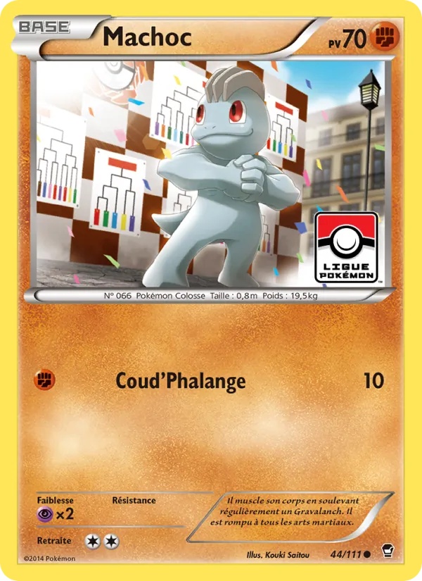 Machoc 44/111 - Poings Furieux - Pokémon JCC