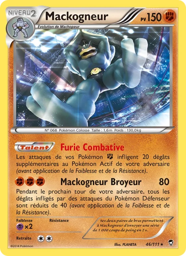 Mackogneur 46/111 - Poings Furieux - Pokémon JCC