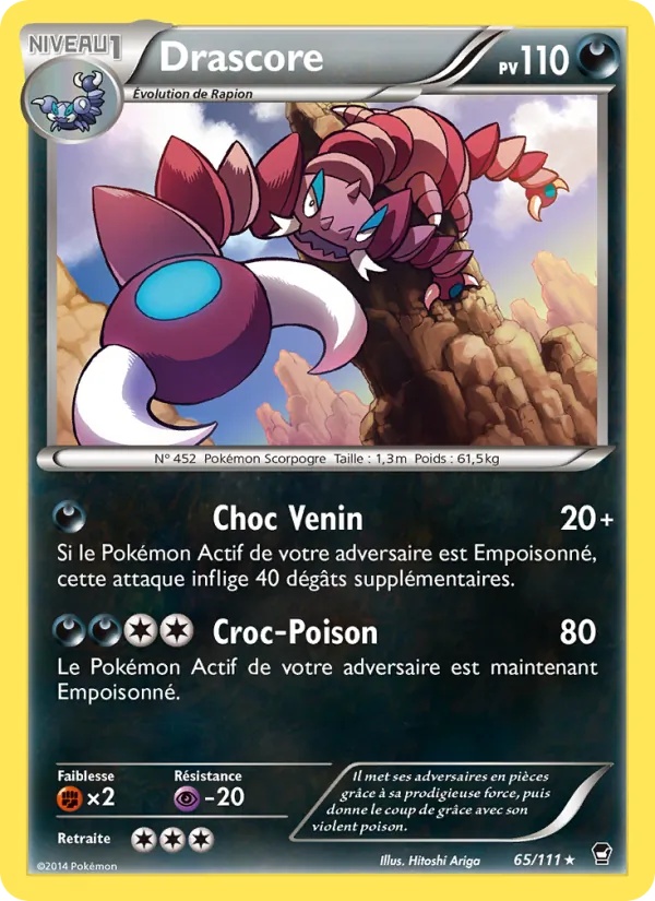 Drascore 65/111 - Poings Furieux - Pokémon JCC