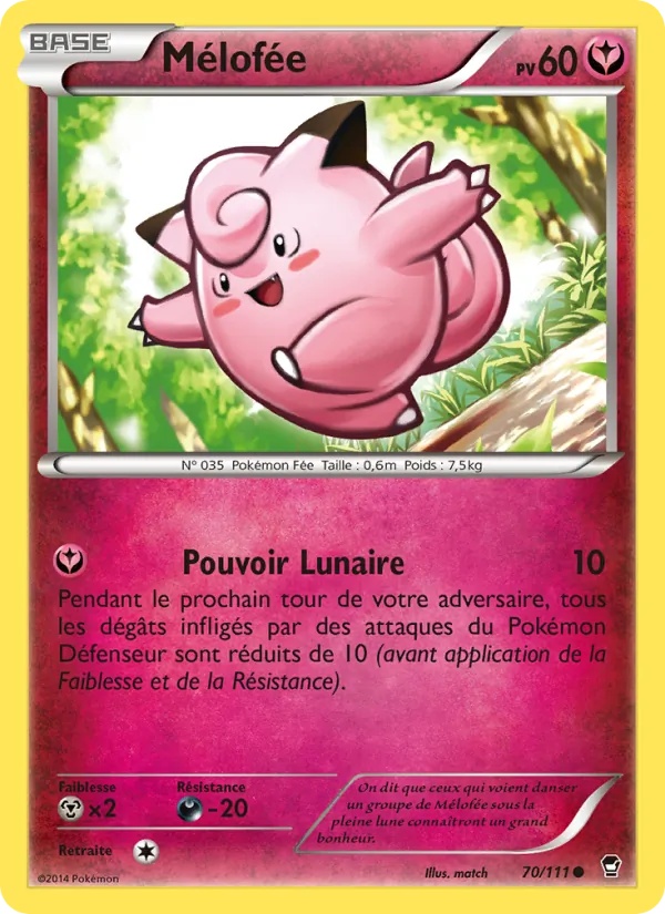 Mélofée 70/111 - Poings Furieux - Pokémon JCC
