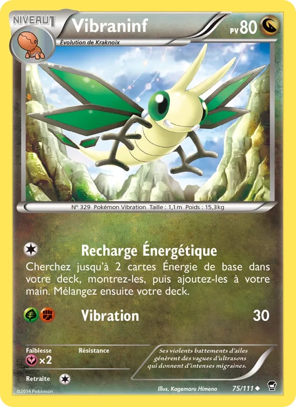 Vibraninf 75/111 - Poings Furieux - Pokémon JCC