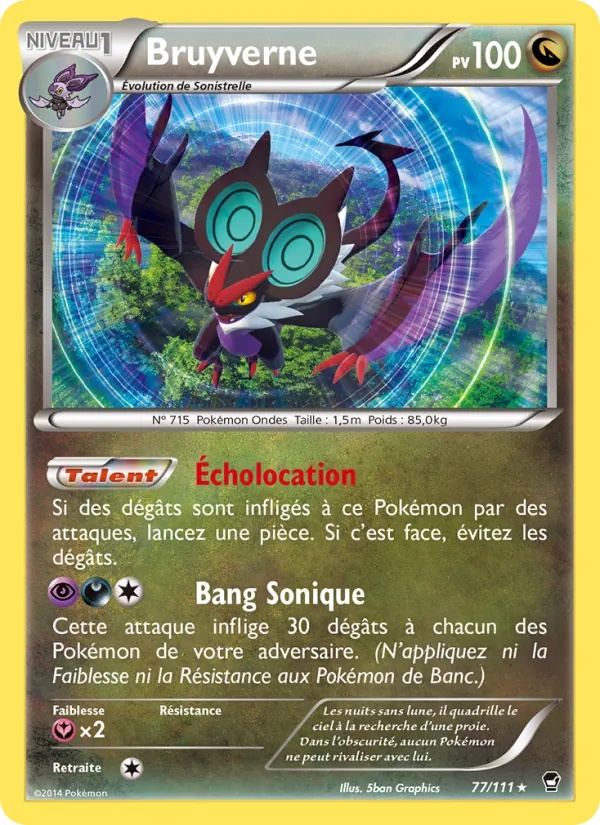 Bruyverne 77/111 - Poings Furieux - Pokémon JCC
