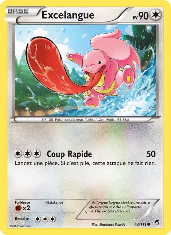 Excelangue 78/111 - Poings Furieux - Pokémon JCC