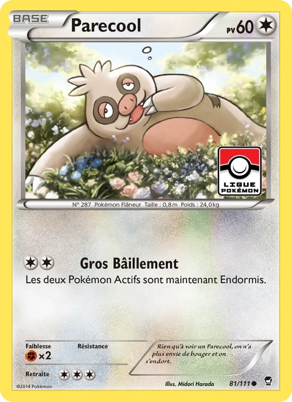Parecool 81/111 - Poings Furieux - Pokémon JCC