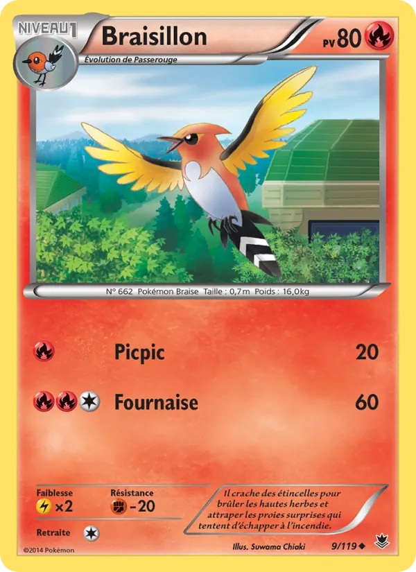 Braisillon 9/119 - Vigueur Spectrale - Pokémon JCC