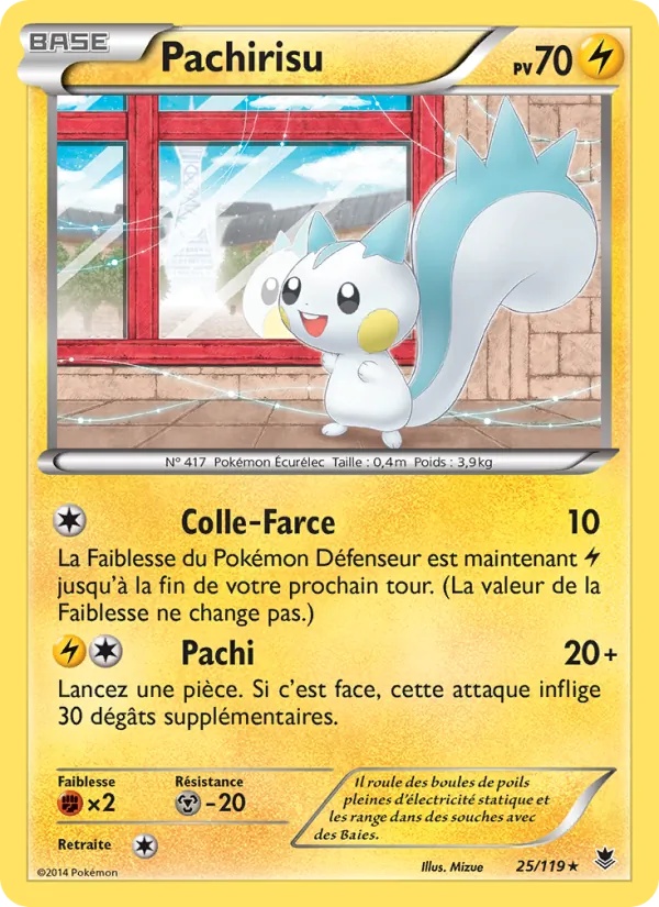 Pachirisu 25/119 - Vigueur Spectrale - Pokémon JCC