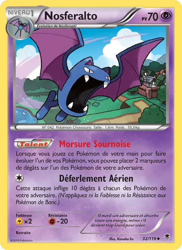 Nosferalto 32/119 - Vigueur Spectrale - Pokémon JCC