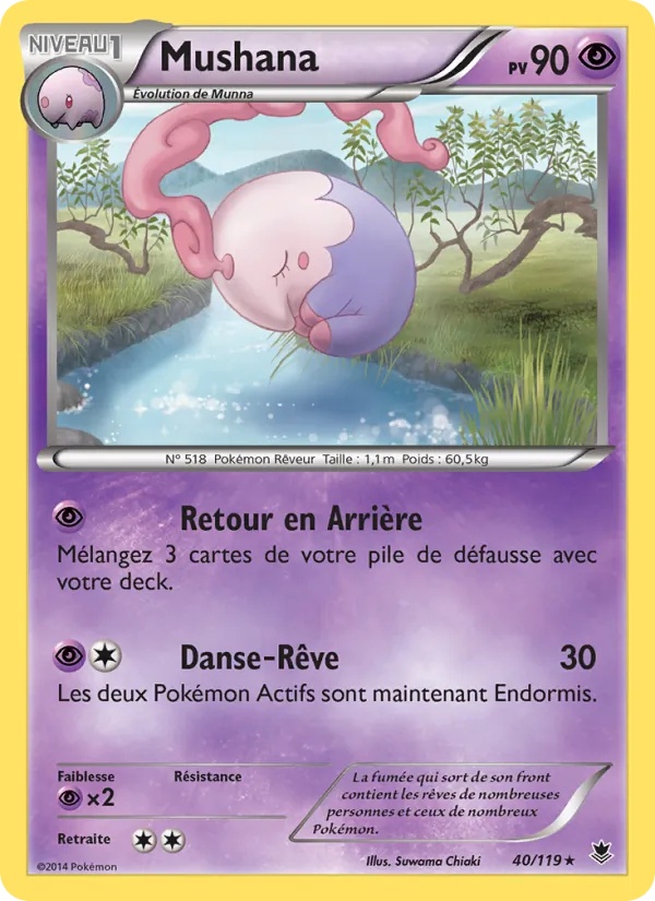 Mushana 40/119 - Vigueur Spectrale - Pokémon JCC