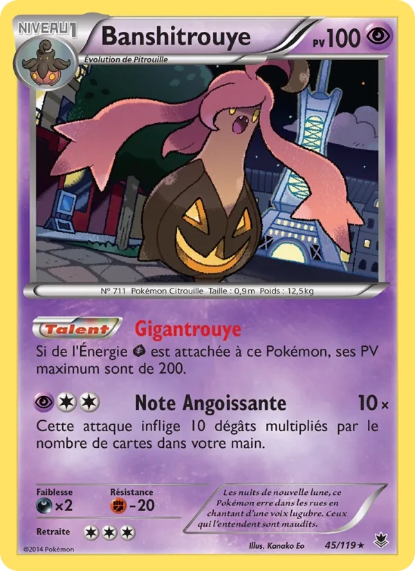 Banshitrouye 45/119 - Vigueur Spectrale - Pokémon JCC