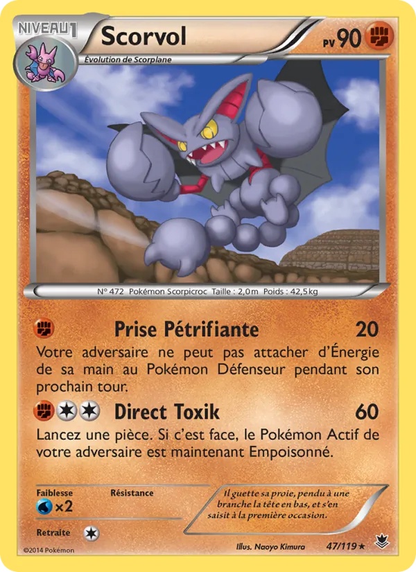 Scorvol 47/119 - Vigueur Spectrale - Pokémon JCC