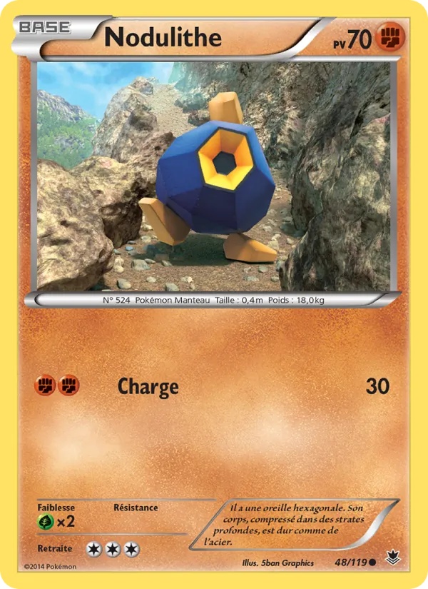 Nodulithe 48/119 - Vigueur Spectrale - Pokémon JCC
