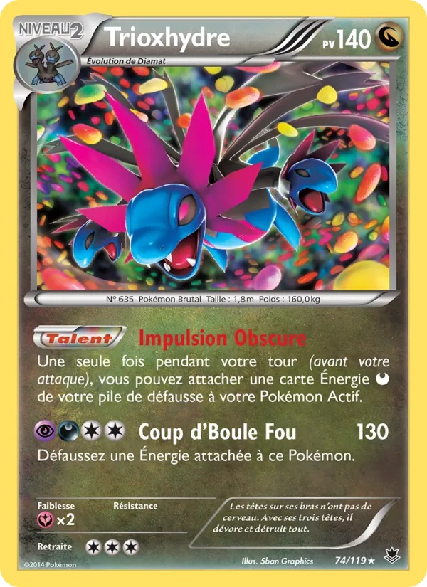 Trioxhydre 74/119 - Vigueur Spectrale - Pokémon JCC