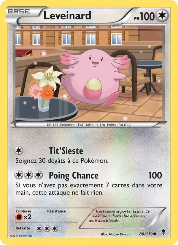 Leveinard 80/119 - Vigueur Spectrale - Pokémon JCC