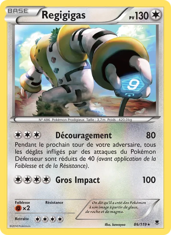 Regigigas 86/119 - Vigueur Spectrale - Pokémon JCC