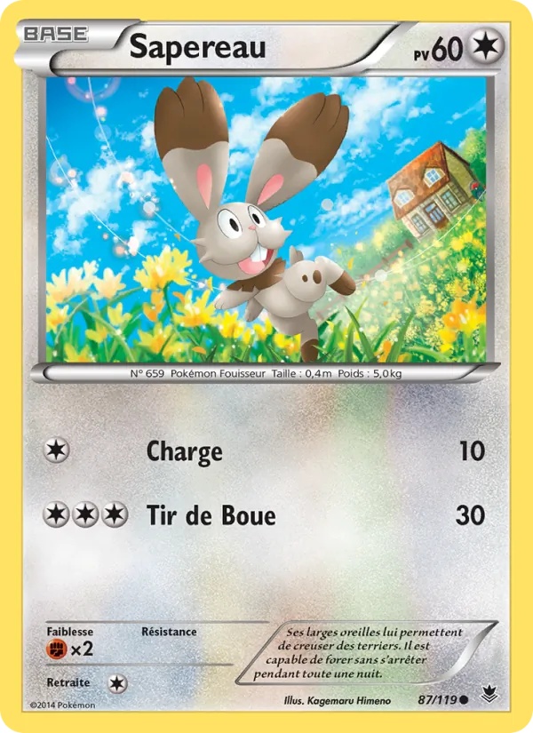 Sapereau 87/119 - Vigueur Spectrale - Pokémon JCC
