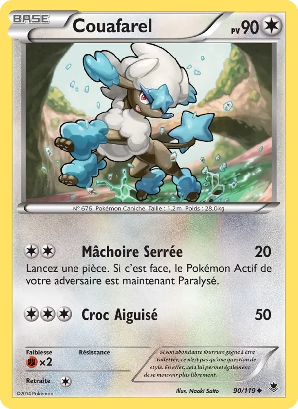 Couafarel 90/119 - Vigueur Spectrale - Pokémon JCC