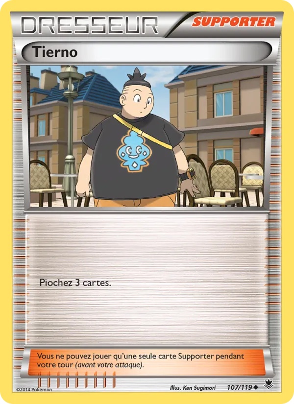 Tierno 107/119 - Vigueur Spectrale - Pokémon JCC