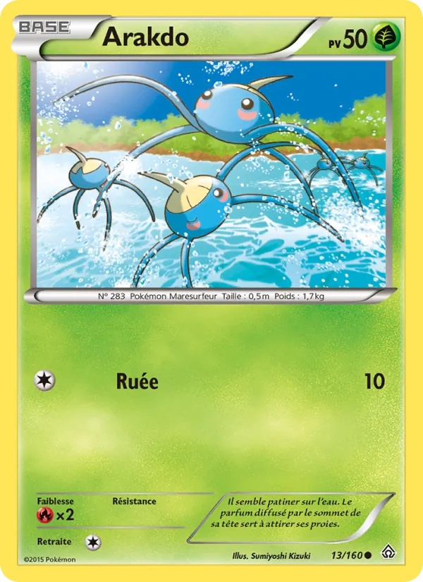 Arakdo 13/160 - Primo-Choc - Pokémon JCC