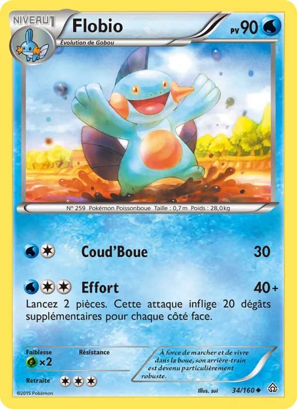 Flobio 34/160 - Primo-Choc - Pokémon JCC
