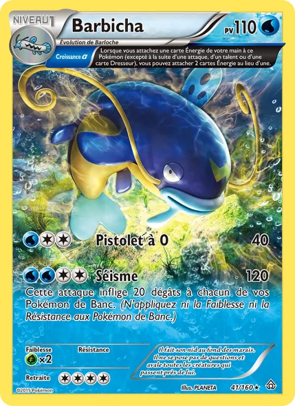 Barbicha 41/160 - Primo-Choc - Pokémon JCC