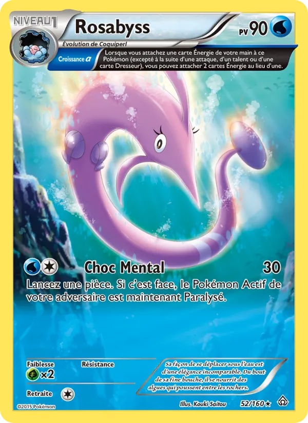 Rosabyss 52/160 - Primo-Choc - Pokémon JCC