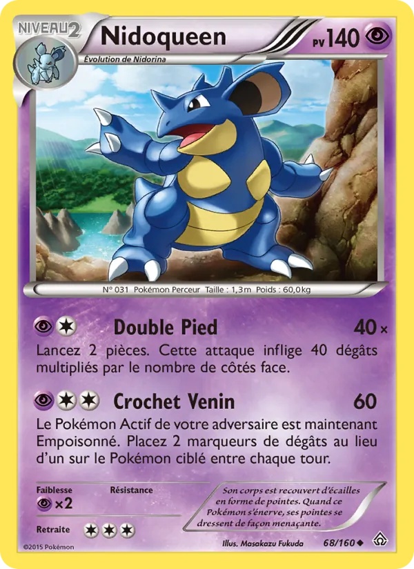 Nidoqueen 68/160 - Primo-Choc - Pokémon JCC