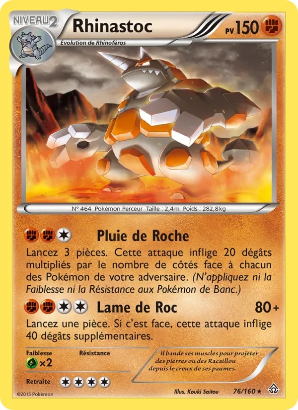 Rhinastoc 76/160 - Primo-Choc - Pokémon JCC