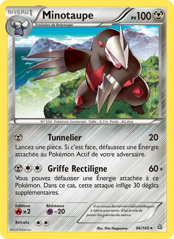 Minotaupe 96/160 - Primo-Choc - Pokémon JCC
