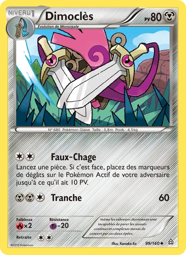 Dimoclès 99/160 - Primo-Choc - Pokémon JCC