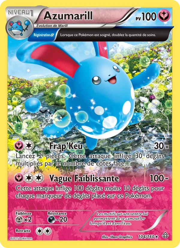 Azumarill 104/160 - Primo-Choc - Pokémon JCC
