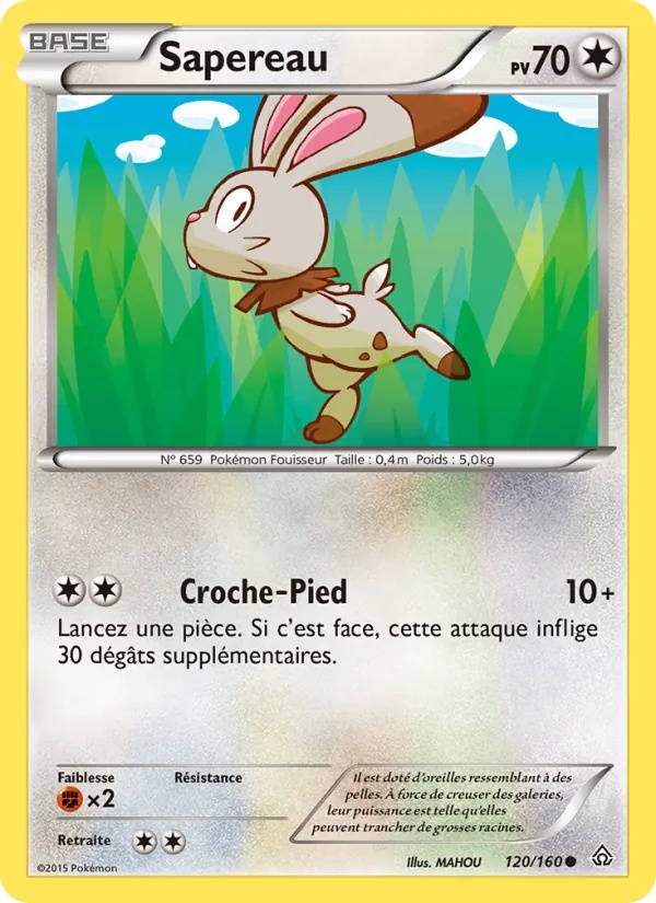 Sapereau 120/160 - Primo-Choc - Pokémon JCC